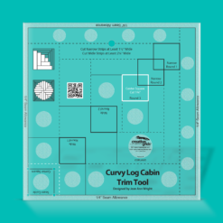 Creative Grid's 8 Inch Curvy Log Cabin Trim Tool
