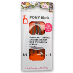 Pony Embroidery Crewels black 3 - 9