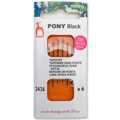 Pony Tapestry black 24 + 26