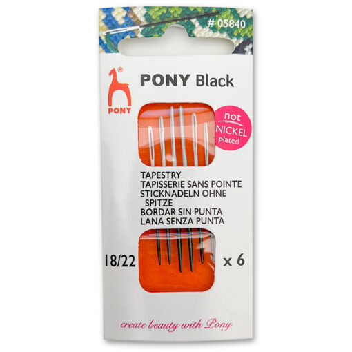 Pony Tapestry black-white 18 - 22