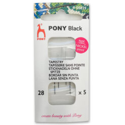 Pony Tapestry black white eye 28