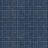 Art Gallery Fabrics Checkered Elements Tweed Indigo