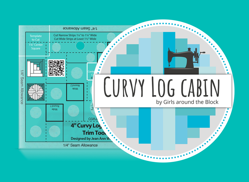 Curvy Log Cabin - Sew along!